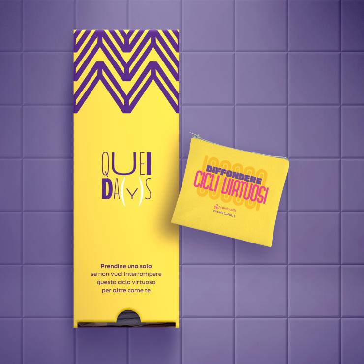 QueiDays, assorbenti gratuiti per&nbsp;diffondere cicli virtuosi