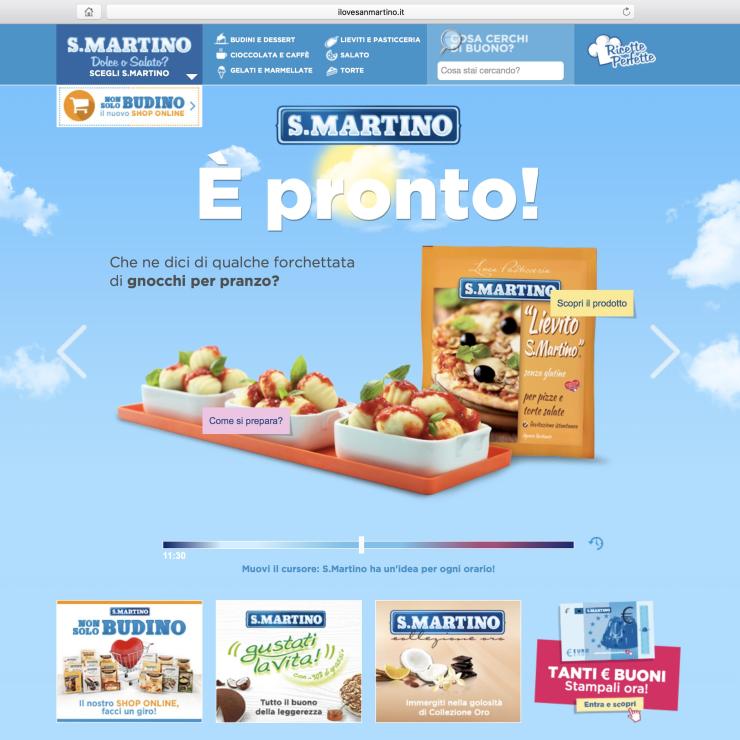 Sito web ilovesanmartino.it per Cleca - copiaincolla