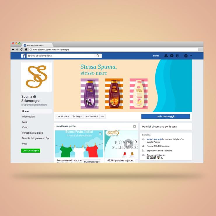 Cover fan page Facebook Spuma di Sciampagna