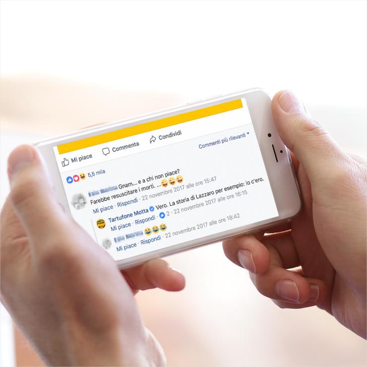 L'engagement generato dal social marketing Tartufone