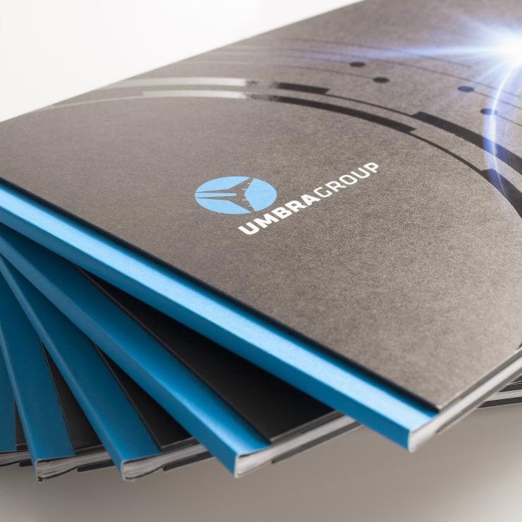 Realizzazione grafica del company profile per Umbragroup - copiaincolla