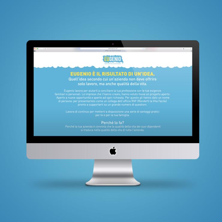 Web app del progetto di welfare aziendale Eugenio